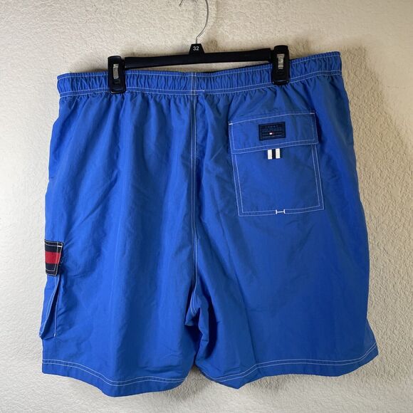 Vintage Tommy Hilfiger Bathing Suit Swim shorts Trunks XXL EUC Swim Swimming - Picture 3 of 10